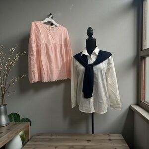 004 COMBO:  Assorted blouses size L (juniors)